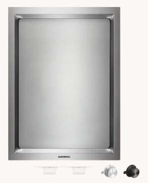 Płyta teppan yaki Vario Gaggenau VP414115 CKP420000 stalowa rama czarne pokrętła