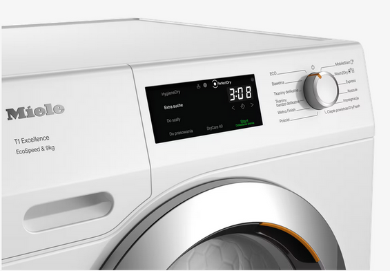 Suszarka z pompą ciepła Miele TEH795WP EcoSpeed&9kg 12725310