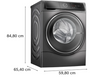 Pralko-suszarka Bosch WNC254ARPL 10.5/6 kg
