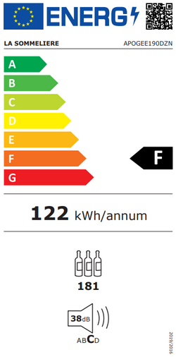 Winiarka La Sommeliere APOGEE190DZN