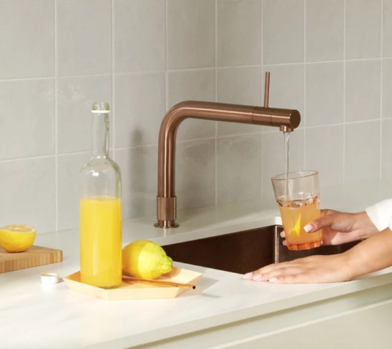 Bateria Quooker Front Różowa Miedź FTRCO