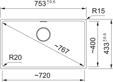 Zlewozmywak Maris MRG 110-72 biały polarny 125.0687.263