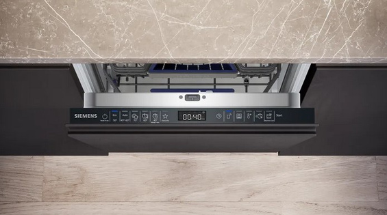 Zmywarka do zabudowy w pełni zaintegrowana Siemens SR65EX09ME 45 cm
