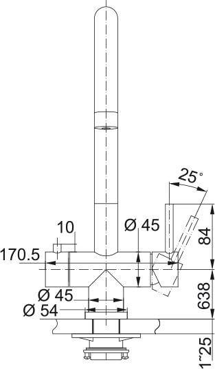 Bateria Franke Zestaw Eos Clear Water z filtrem Franke Clear Water Stal szlachetna 120.0637.656
