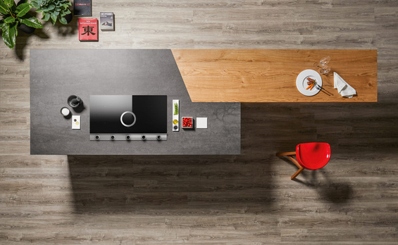 Płyta z okapem Elica NIKOLATESLA UNPLUGGED EVO IX/A/90 PRF0196326 czarny + stal nierdzewna