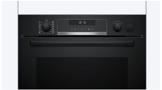 Piekarnik do zabudowy z funkcją pary Bosch HRG578CB7 czarny
