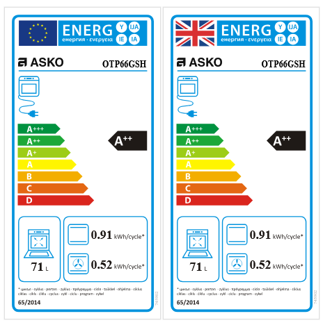 Piekarnik pirolityczny do zabudowy Asko OTP66GSH