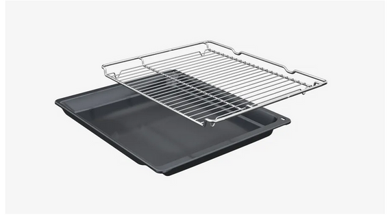 Piekarnik kompaktowy z mikrofalą do zabudowy Bosch CMG7241B1 czarny