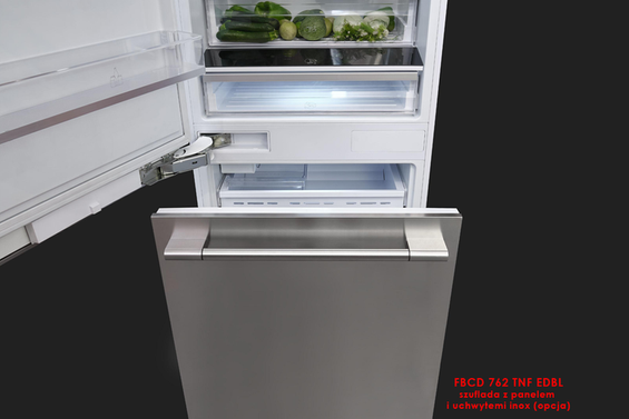Chłodziarko - zamrażarka do zabudowy Fulgor Milano FBCD 762 TNF EDBL