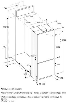 Chłodziarko - zamrażarka do zabudowy Gaggenau Vario seria Expressive RVB497190