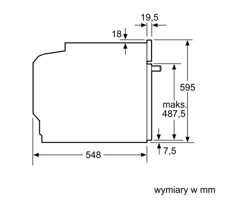 Piekarnik z funkcją mikrofali Bosch HMG776KB1 do zabudowy