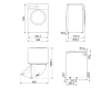 Pralko-suszarka Smeg WDN064SLDIN Universal