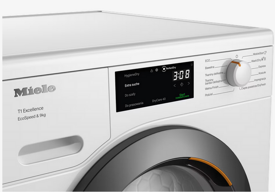 Suszarka z pompą ciepła Miele TED645WP EcoSpeed&9kg 12725300