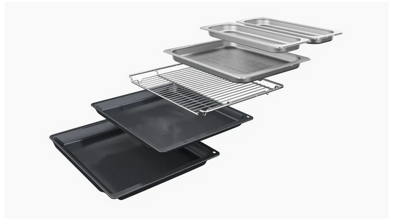 Piekarnik do zabudowy z funkcją pary Bosch HSG7361B1 czarny