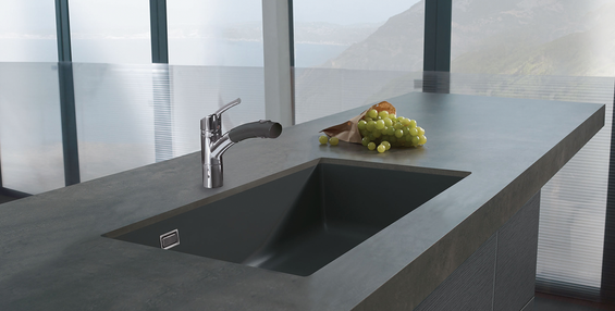 systemceram MERA 80 U zlewozmywak ceramiczny Alu 76