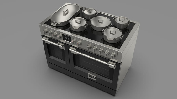 Kuchnia Fulgor Milano Sofia FSRC 4807 P MI MK 2F MBK 120 cm