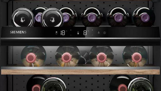 Chłodziarka na wino Siemens KU21WAHG0