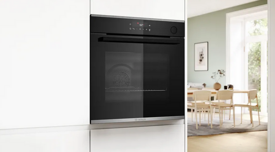 Piekarnik do zabudowy z funkcją pary Bosch HRG212BB3 czarny