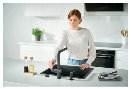 Bateria kuchenna z wyciąganą wylewką Franke Active 115.0653.382