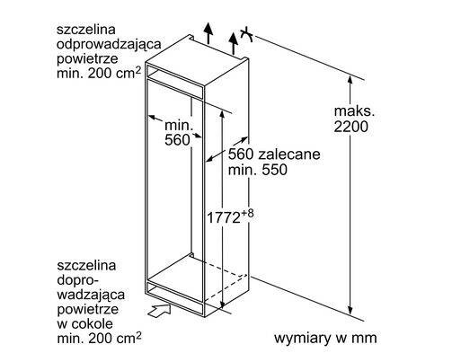 Chłodziarko zamrażarka Siemens KI86NVFE0