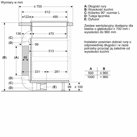 Płyta indukcyjna zintegrowana z wyciągiem Siemens EX875LX67E 80cm z ekspozycji wysyłka !