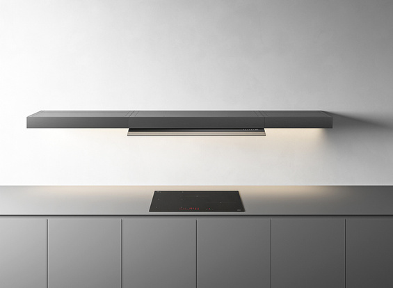 Falmec Elements Shelf 120 czarny - korpus bez silnika