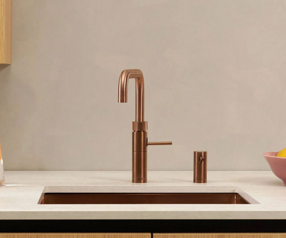 Bateria Quooker Fusion Square Różowa Miedź FNSRCO