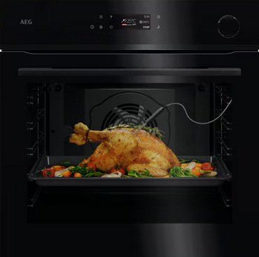 Piekarnik z dodatkiem pary AEG NBR7P631SB MealAssist 7000 SteamCrisp pyroliza