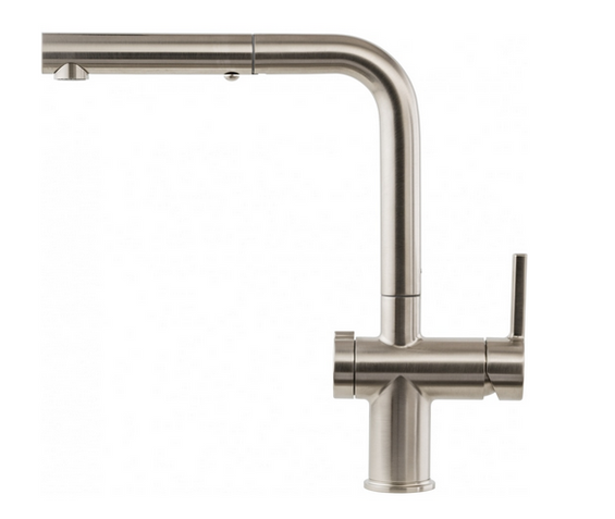 Bateria kuchenna z wyciąganą wylewką Franke Active Twist 115.0653.505