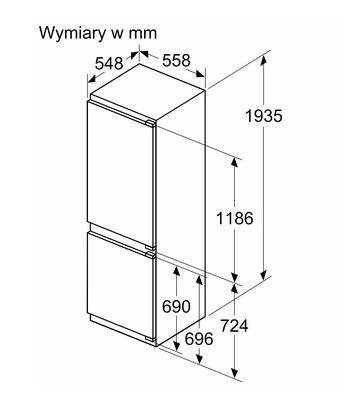 Chłodziarko zamrażarka Siemens KI96NVFD0