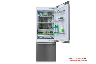 Chłodziarko - zamrażarka do zabudowy Fulgor Milano FBCD 761 TNF EDBL