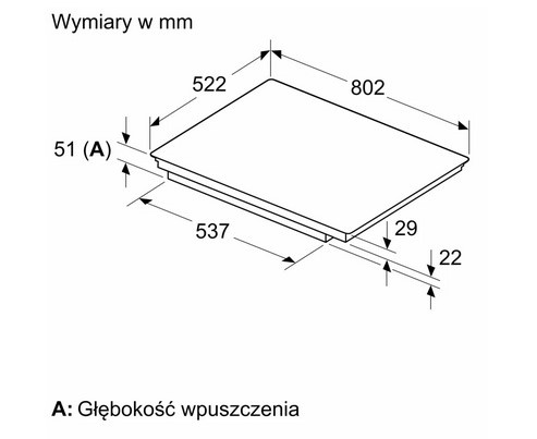 Płyta indukcyjna Siemens ED81AHWB1E 80cm