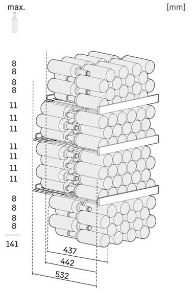Chłodziarka do wina Liebherr WSbl 4201 GrandCru