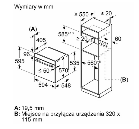 Piekarnik do zabudowy Siemens HB578GES7