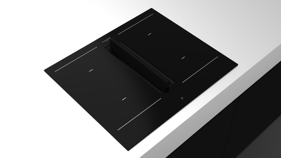 Płyta indukcyjna Aria + zintegrowany okap Fulgor Milano FHH 600 ID TC BK