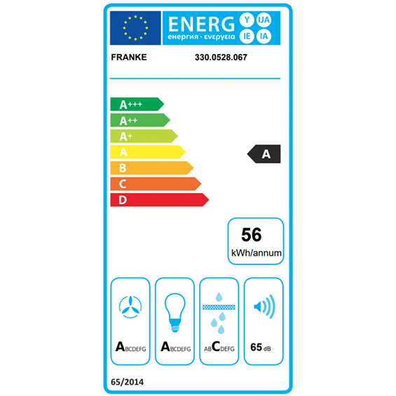 Okap Franke Evo Plus FPJ 925 V BK/SS Stal szlach. / szkło 330.0528.067
