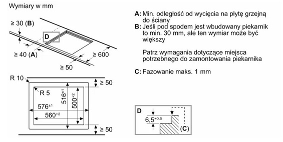 Płyta indukcyjna Siemens EH601HFB1E 60cm