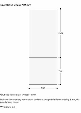 Chłodziarko - zamrażarka do zabudowy Gaggenau Vario seria Expressive RVB477190