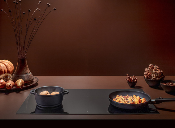 Płyta indukcyjna Falmec 90 cm w wykończeniu czarny mat