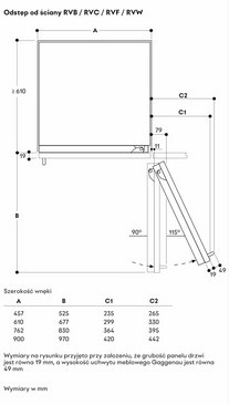 Chłodziarka do zabudowy Gaggenau Vario seria Expressive RVC497190