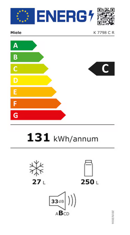 Chłodziarka do zabudowy Miele K 7798 C R 12444990