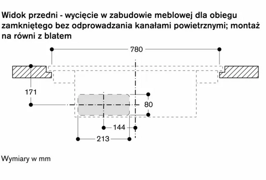 Płyta indukcyjna Gaggenau serie 200 CV282101M wykończenie czarne matowe/
