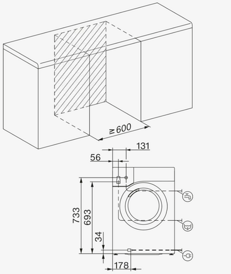 Pralko-suszarka Miele WTR870WPM PWash&TDos 8/5kg 11588310