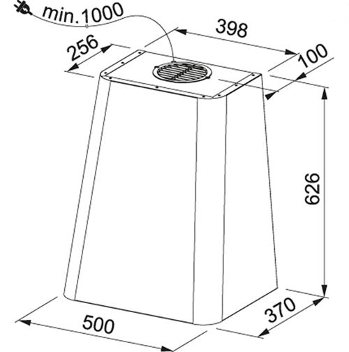 Okap Franke Smart Deco FSMD 508 BK 335.0528.006