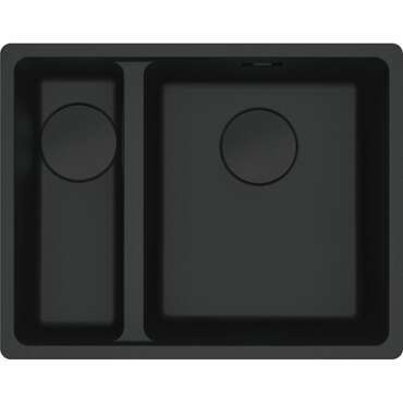 Zlew Franke MRG 160-34-15SBL Czarny mat / Czarny odpływ 125.0697.756