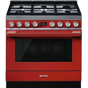 Kuchnia wolnostojąca z płytą gazową Smeg CPF9GPR