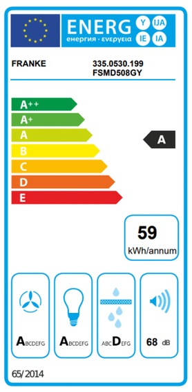 Okap Franke Smart Deco FSMD 508 GY 335.0530.199