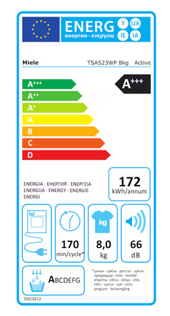Suszarka z pompą ciepła Miele TSA523WP 8kg Active 12725270