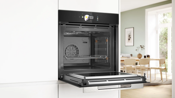 Piekarnik z funkcją mikrofali Bosch HMG778NB1 do zabudowy