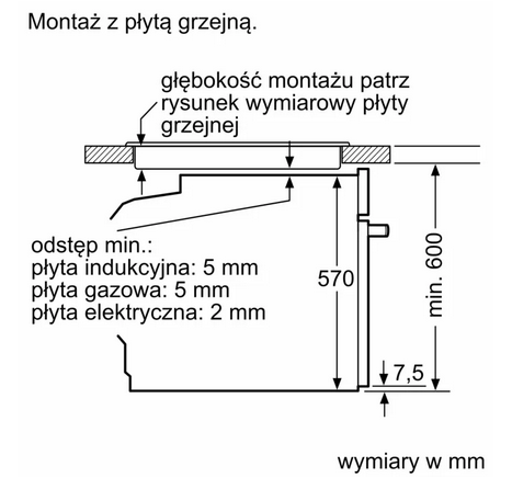 Piekarnik Siemens HR232GEB3 z funkcją pary do zabudowy